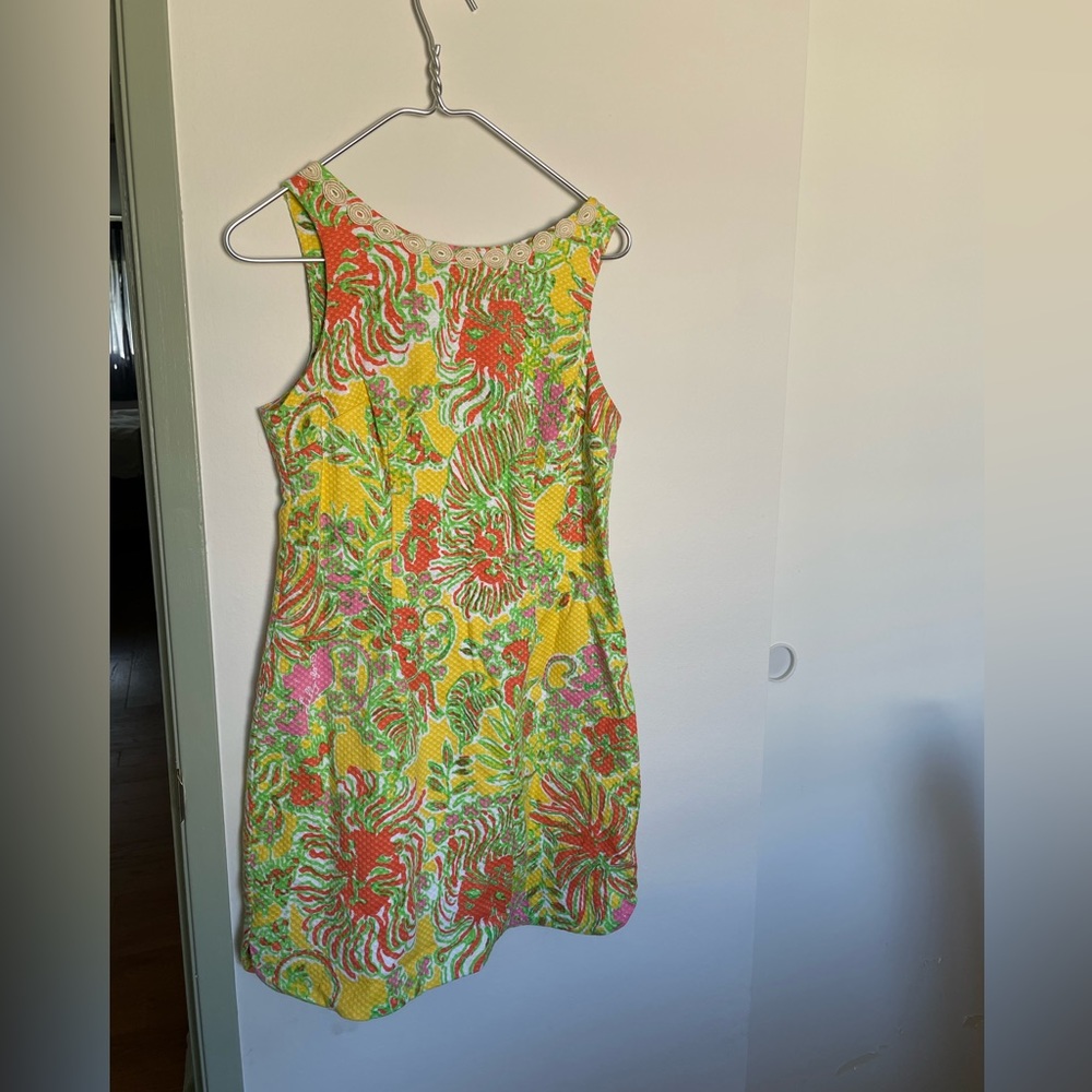 Lilly Pulitzer for Target Yellow Sheath Dress Size 8